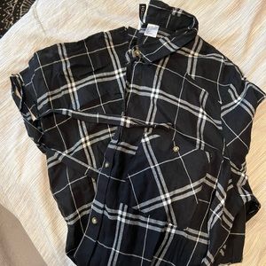 H&M: Dividend | Size: 14 Plaid Black & White Dress